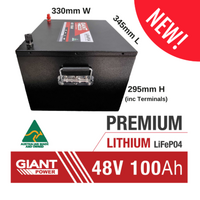 GIANT 48V 100AH Lithium Deep Cycle Battery 'Australian Made'