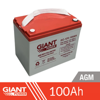 Giant Power 100AH 12V AGM Deep Cycle Battery