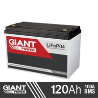 120AH Lithium Battery LiFePO4 Deep Cycle Battery Giant 12V