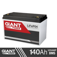 140AH Lithium Battery LiFePO4 Deep Cycle Battery Giant 12V