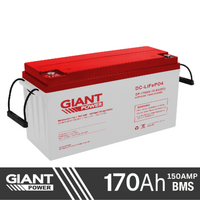 170AH Lithium Battery LiFePO4 Deep Cycle Battery Giant 12V