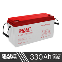 330AH Lithium Battery LiFePO4 Deep Cycle Battery Giant 12V