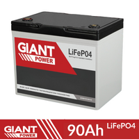90AH Lithium Battery LiFePO4 Deep Cycle Battery Giant 12V 