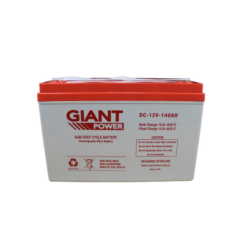 Giant Power 140AH 12V AGM Deep Cycle Battery