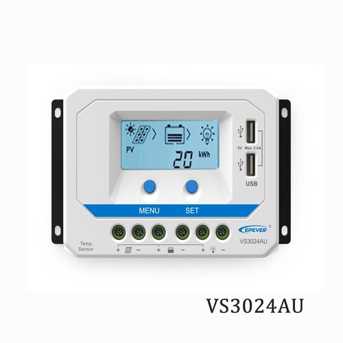 30A Viewstar 12/24Vk PWM Solar Charge Controller Regulator